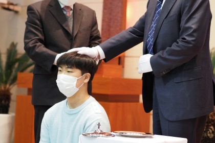 2021년 세례(입교) 유아세례식